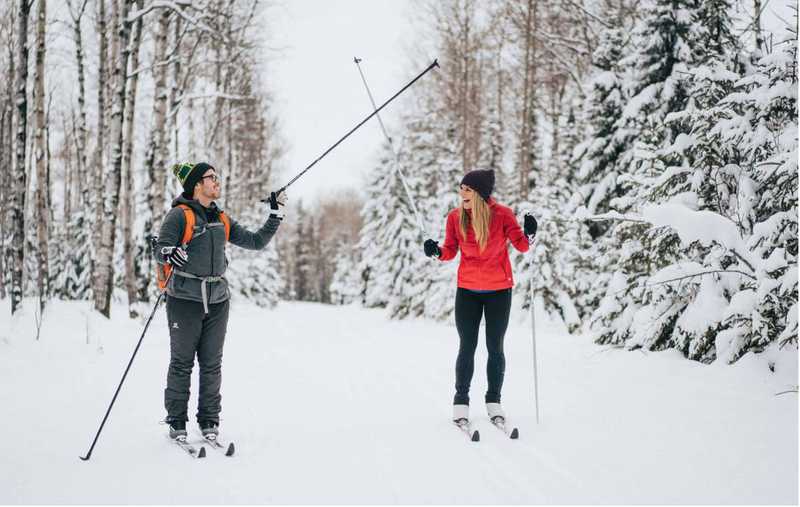 Cross Country Skiing in Waskesiu Cross Country Skiing in Waskesiu
